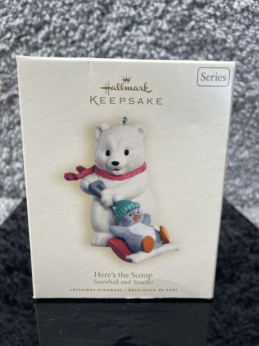 Hallmark Keepsake Ornament Here's the Scoop Snowball and Tuxedo Christmas 2007